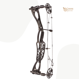 Junxing M127 Compound Bow Black Hunting Bow with Fiberglass Limbs (1)